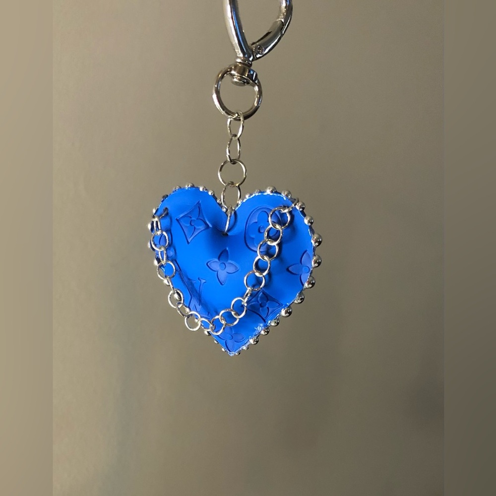 Heart Keychain/ Handbag Decor
